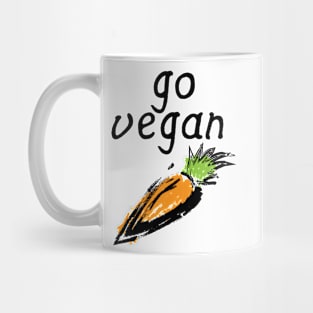 Go Vegan Carrot Mug